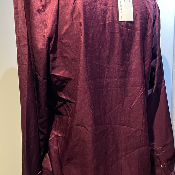 Paparazzi purple dressy blouse NWT button up top - Picture 6 of 16